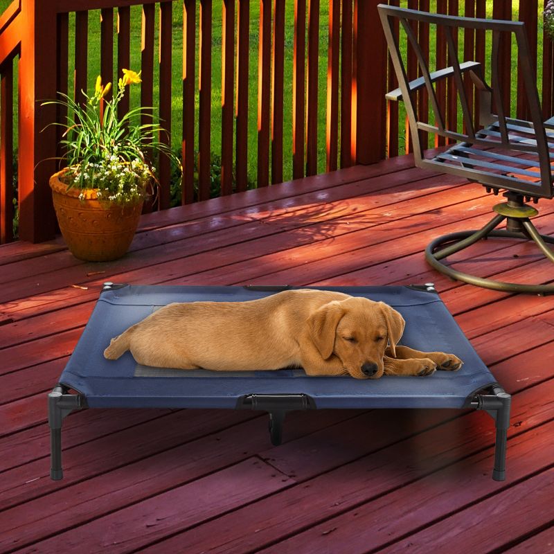 Pet Adobe Steel Frame Elevated Dog Bed - Navy, 4 of 7