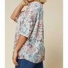 Women's Tie Dye Starburst Top - entro - 3 of 4
