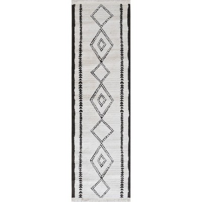 2'3"x7'6" Runner Monaco Imani Rug Ivory - Momeni