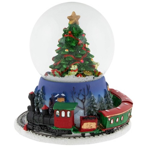 Train on sale snow globe