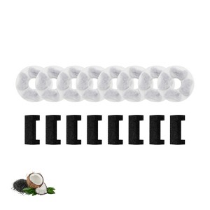 Nispira Cat Water Fountain Replacement Filters Compatible with DEEIPET 74oz/135oz Water Fountain Models, 8 Pack - 1 of 4