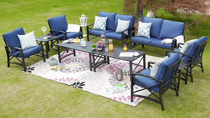 10pc Loveseat Patio Seating Set - Patio Festival
, 2 of 11, play video