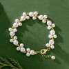 Ross-Simons 5-7.5mm Cultured Pearl Trio Bracelet in 18kt Gold Over Sterling Silver Size 7 - 4 of 4