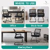 Home Imports Emporium Modern Ergonomic Office Chair - Set of 2 - 3 of 4
