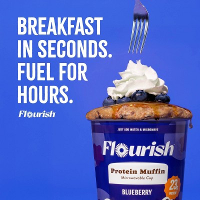 Flourish Protein Muffin Cup Blueberry
