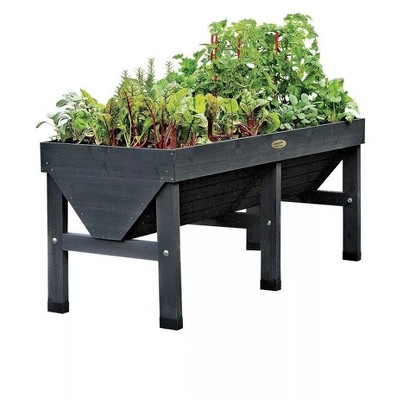 Gardeners Supply Company Vegtrug Raised Planter Box | Elevated Wood ...