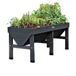 Gardeners Supply Company Vegtrug Raised Planter Box | Elevated Wood Raised Garden Beds for Outdoor Plants, Flowers & Vegetables Greenhouse Gardening |