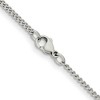 Black Bow Jewelry 2.25mm Stainless Steel Round Curb Chain Necklace - 3 of 4