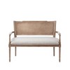 LIVN CO. Farmhouse Charm Beige Reclaimed Natural Settee Accent Bench - 3 of 4
