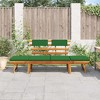 vidaXL Garden Bench Blue Solid acacia wood 75 in - 3 of 4
