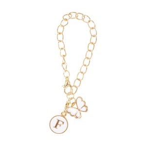 Unique Bargains Butterfly Heart Cup Chain Charm Water Cup Pendant 1 Pc - 1 of 4