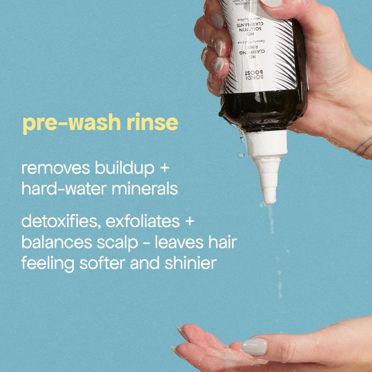 Bondi Boost HG Clarifiying Rinse - 8.45 fl oz - Ulta Beauty: Deep Cleaning, Liquid Hair Treatment, All Hair Types, 3 of 10