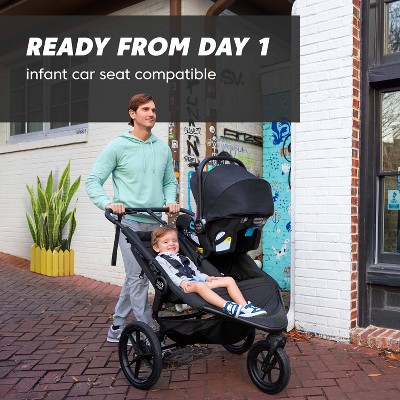 Summit X3 Double All-Terrain Black Aluminium Jogging Stroller
