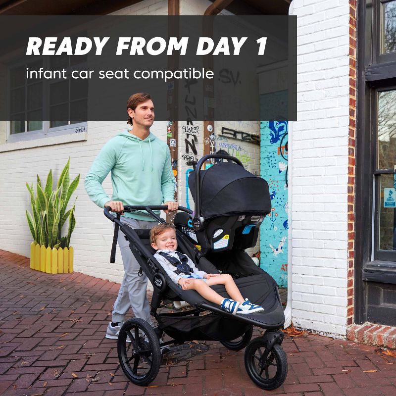 Baby Jogger Summit X3 Double Stroller - Black, 4 of 8
