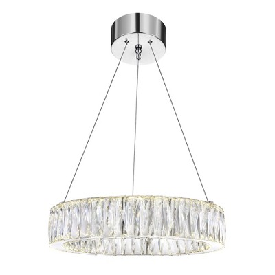 CWI Lighting Juno LED Chandelier With Chrome Finish
