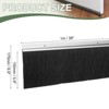 Unique Bargains Aluminum Alloy H-Shape Holder PP Bristle Rust-resistant Door Sweep 1 Pc - 2 of 3