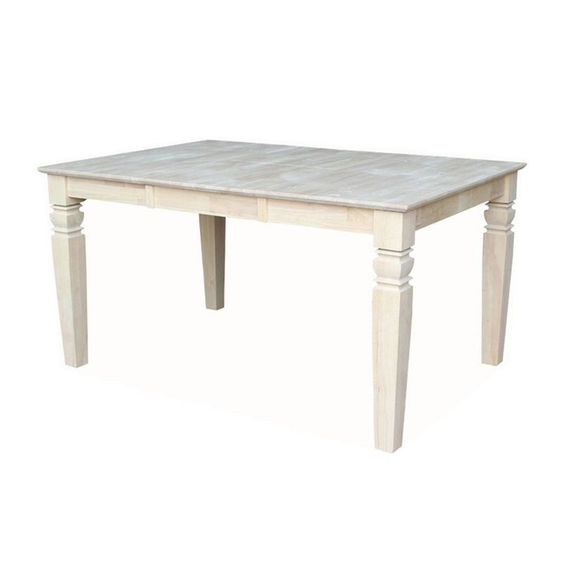 Java Butterfly Drop Leaf Extendable Dining Table - Unfinished - International Concepts, 4 of 13