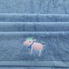 Unique Bargains Cotton Absorbent Quick Dry Lightweight Large Bath Towels 2 Packs - 2 of 4
