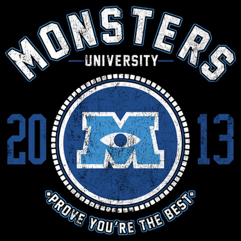 Boy's Monsters Inc Best College Logo T-Shirt, 2 of 6