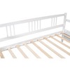 Sapphtopaz Day Bed with Trundle or Drawers, Wooden Bed Frame with Slatted Sides, Bedroom Furniture - 2 of 4