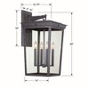 Crystorama Lighting Belmont 4 - Light Sconce in  Graphite - 4 of 4