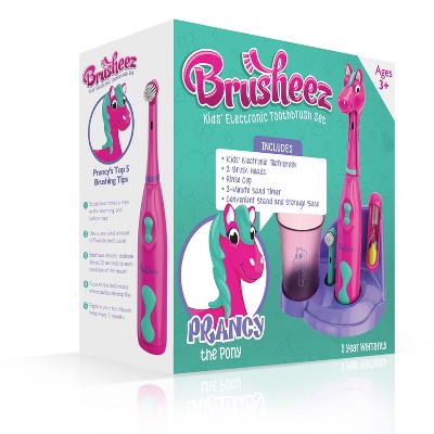 Brusheez Prancy the Pony Children's Electronic Kids Toothbrush Set