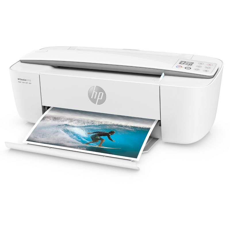 HP DeskJet 3755 Wireless All-In-One Color Printer, Scanner, Copier, Instant Ink Ready, 4 of 14