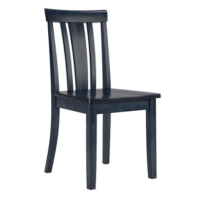 Inspire Q 2pk Keenan Slat Back Dining Chairs Finish