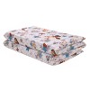 NoJo Disney Moana Free as the Ocean Aqua, Purple, Orange, and White Tropical Preschool Nap Pad Sheet - 2 of 4