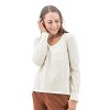 Aventura Clothing Women's Paloma V-Neck Top - Egret, Size Large - 4 of 4