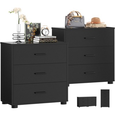 Besiost 6-Drawers Dressers Cabinet with Storage, Closet Storage Cabinet, Night Stand
