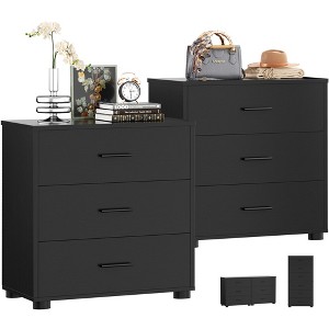 Besiost 6-Drawers Dressers Cabinet with Storage, Closet Storage Cabinet, Night Stand - 1 of 4