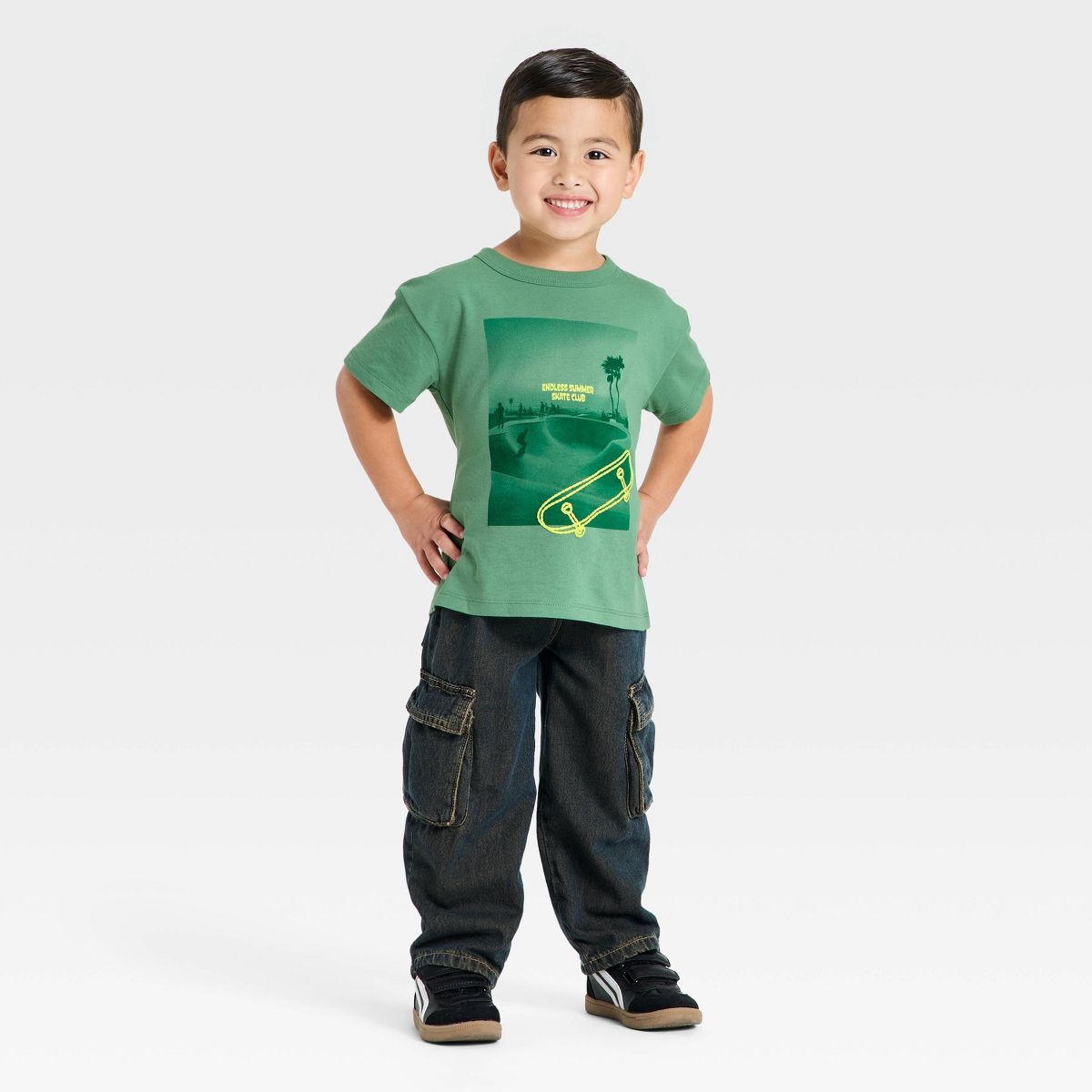 Toddler Boys' Oversized T-Shirt - Cat & Jack™ - thumbnail 4