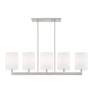 Livex Lighting Hayworth 5 - Light Chandelier in  Brushed Nickel - 1 of 4