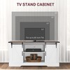 Bella Depot 59" Farmhouse Sideboard Buffet Cabinet Bar Cabinet with Adjustable Shelves - 3 of 4