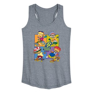 Women's - Rocket Power - Skate Life Graphic Racerback Tank - 1 of 4