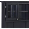 Buffet with 2 Door Hutch Wood/Black/Cherry - Home Styles - 4 of 4