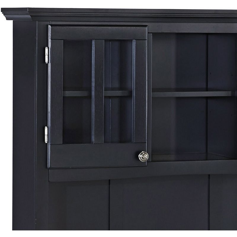 Buffet with 2 Door Hutch Wood/Black/Cherry - Home Styles, 5 of 8