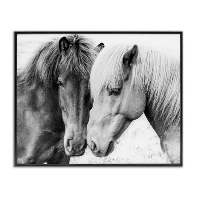 Stupell Industries Horse Love Duo Portrait, 14" x 11"