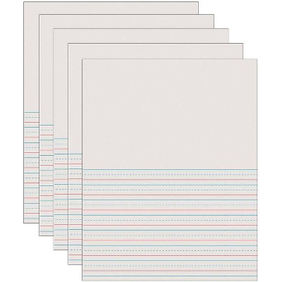 5pk 500 Sheets/Pk Newsprint Handwriting Paper Grade 2 - Pacon