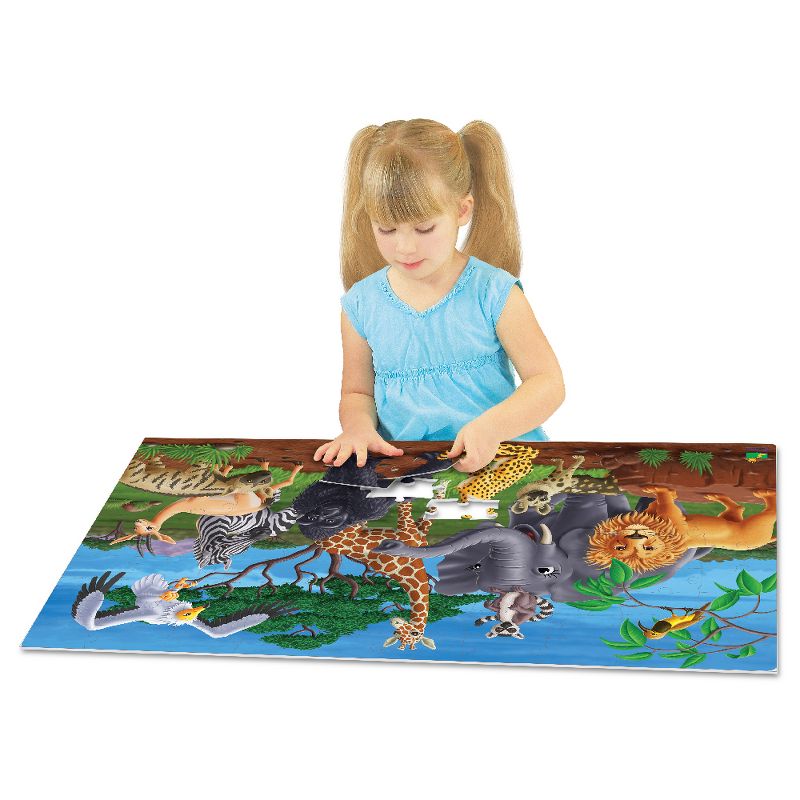 The Learning Journey Puzzle Doubles! Glow in the Dark! Wildlife (100 pieces), 5 of 7