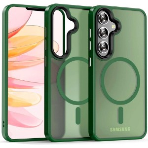 Entronix [Magnetic] Case Compatible with Galaxy S25 - Translucent Frosted Matte - 1 of 4