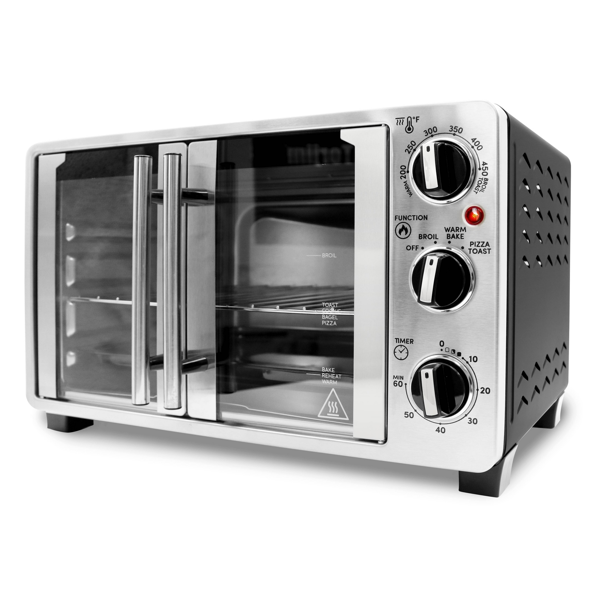 Elite Cuisine 25L French Door Toaster Oven - Black