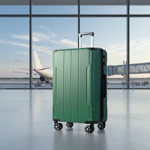 FONTOI 28 Inch Checked Luggage Expandable Hardshell Luggage Lightweight Durable Travel Large Suitcase with Wheels, Green 29.5"* 18.5"*11.6" - 1 of 4