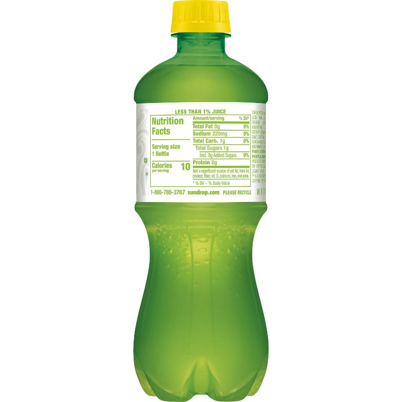 Diet Sun Drop Citrus Soda - 20 fl oz Bottle, 3 of 6