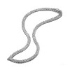 Guili Sterling Silver Rhodium Plated Round Cubic Zirconia Cluster Arrowhead Necklace, a bold, elegant, and eye-catching jewelry piece. - 2 of 3