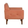 CAVINAS Accent Chair Contemporary Living Room Chair with Upholstered Velvet Cushion Comfy Chair - 4 of 4
