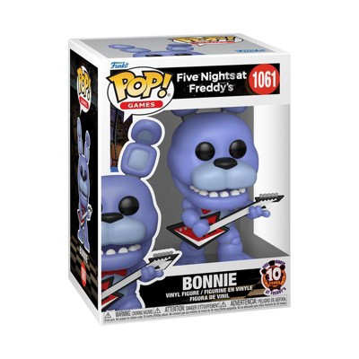 Funko POP! FNAF Five Nights At Freddy’s Bonnie with Guitar 10th Anniversary Figure #1061!