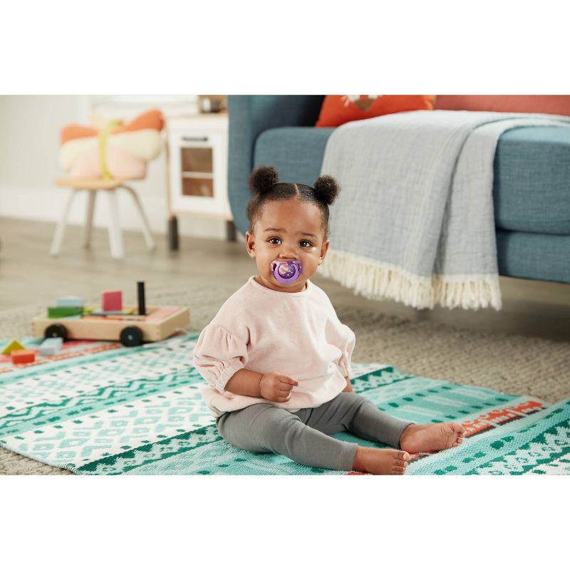 NUK Classic Pacifiers Value Pack 0-6 Months - Neutral - 5pk, 3 of 5