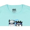 Seven Times Six Naruto Shippuden X Hello Kitty Friends Shonen Junior's Women's Adult T-Shirt Blue - 3 of 3